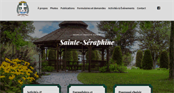 Desktop Screenshot of munsainteseraphine.ca